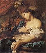 LISS, Johann The Death of Cleopatra oil